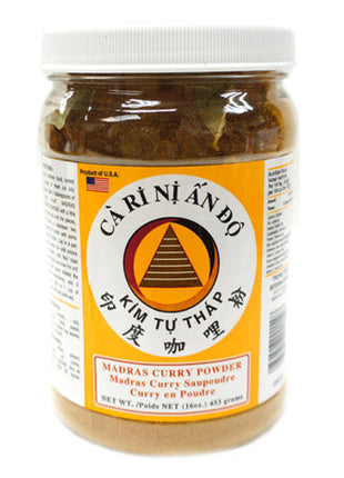 INDO CURRY POWDER CA-RI NI AN DO 金字塔 印度咖哩粉(16 OZ)