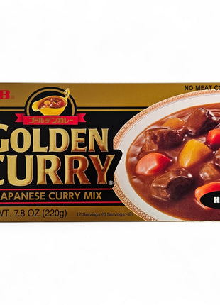 S & B GOLDEN JAPANESE CURRY MIX (HOT) 咖喱調味料*辣*(7.8 ZO)