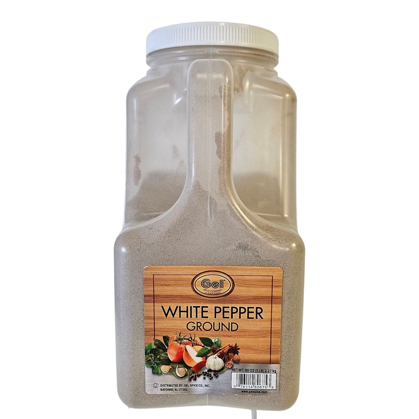 GEL PURE GROUND WHITE PEPPER 白胡椒粉 (5 LBS)
