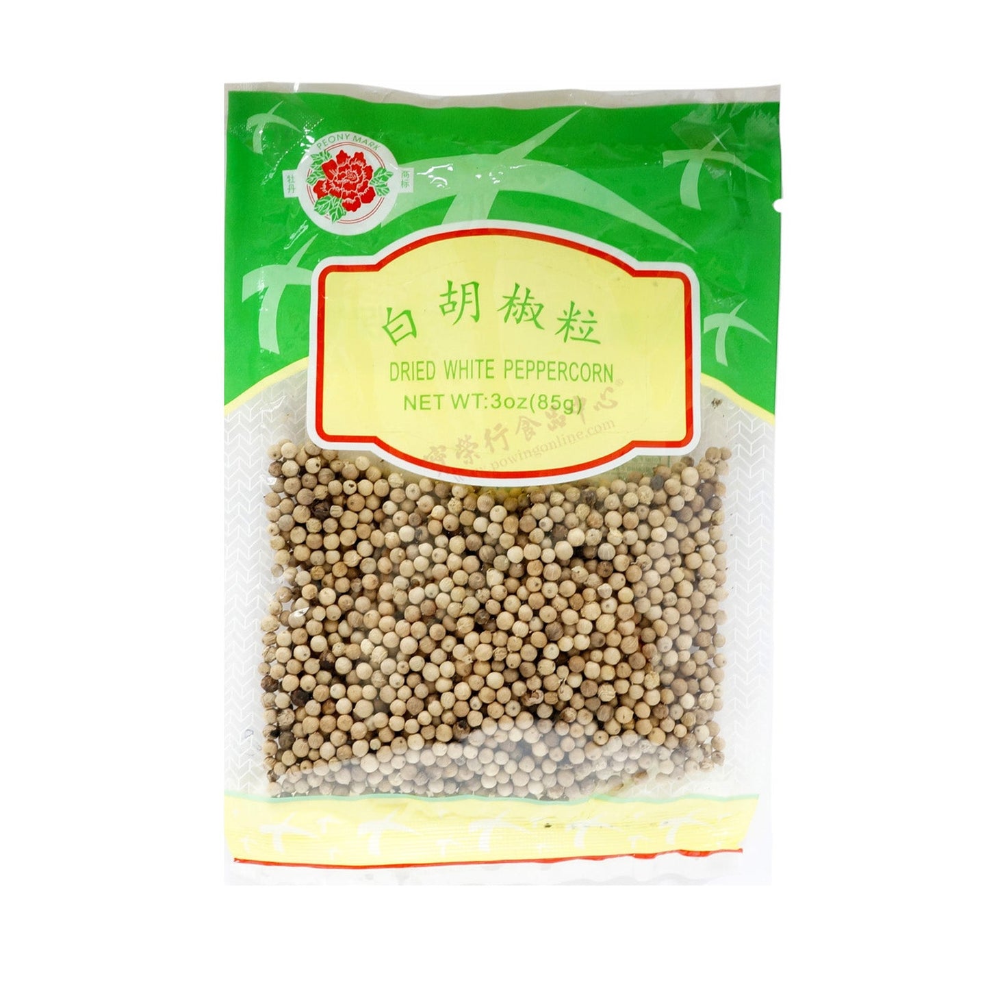 PEONY MARK  WHITE PEPPER POWDER 牡丹 白胡椒粒(3 OZ)
