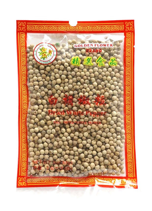 GOLDEN FLOWER WHITE PEPPER 金花  白胡椒粒(3 OZ)
