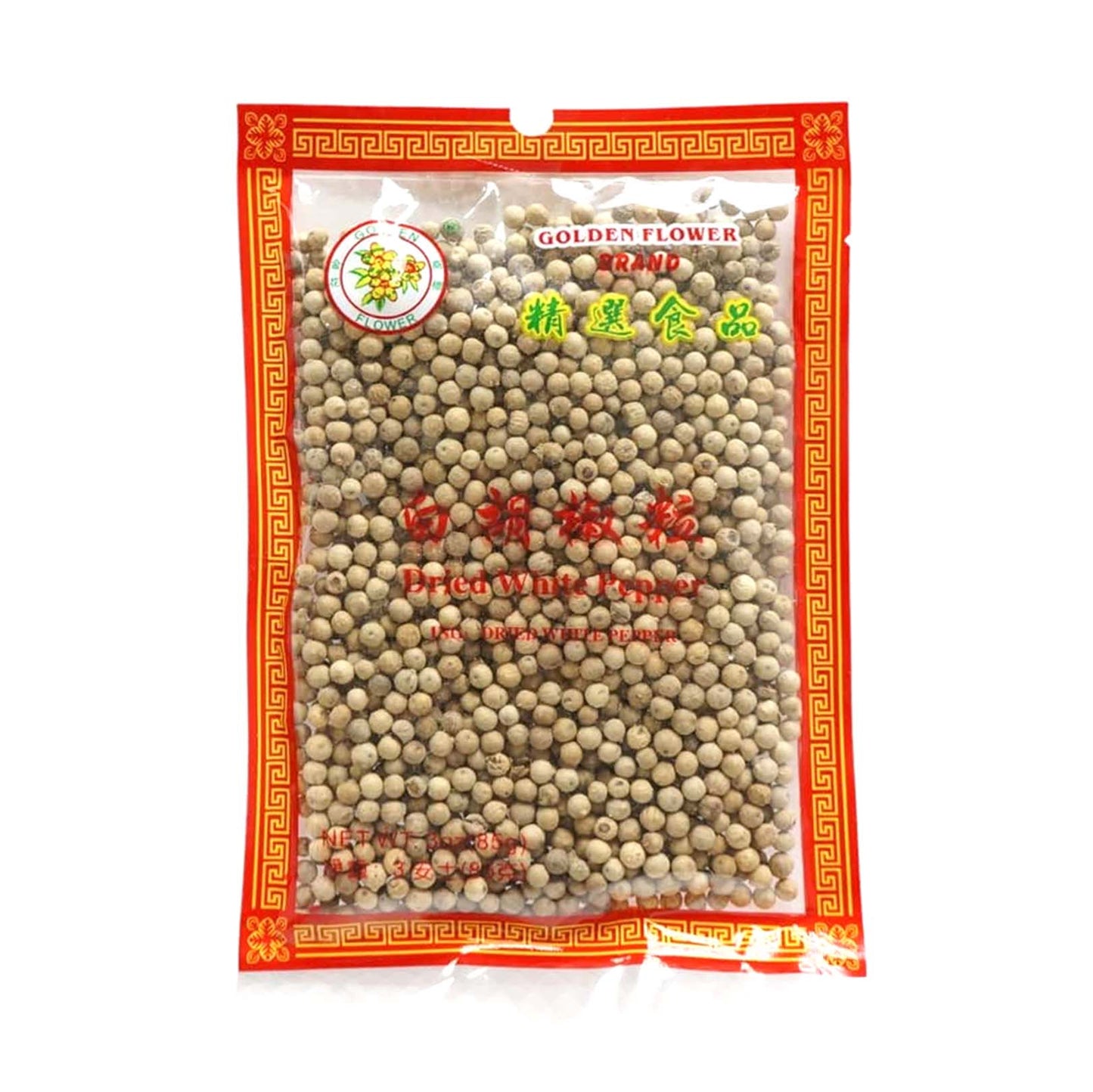 GOLDEN FLOWER WHITE PEPPER 金花  白胡椒粒(3 OZ)