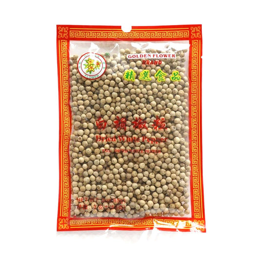GOLDEN FLOWER WHITE PEPPER 金花  白胡椒粒(3 OZ)