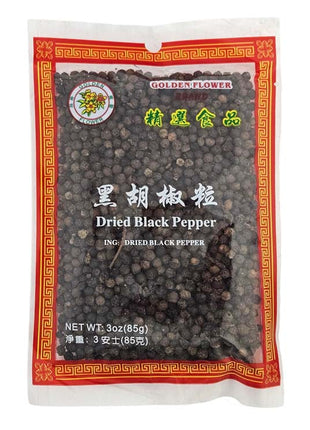 GOLDEN FLOWER WHOLE BLACK PEPPER 金花 黑胡椒粒(3 OZ)