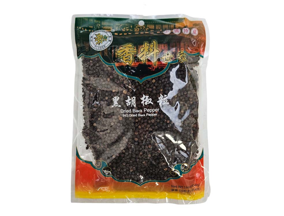 WHOLE BLACK PEPPER 金花 黑胡椒粒(16 OZ)