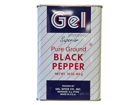 GEL PURE GROUND BLACK PEPPER 黑胡椒粉（16 OZ）