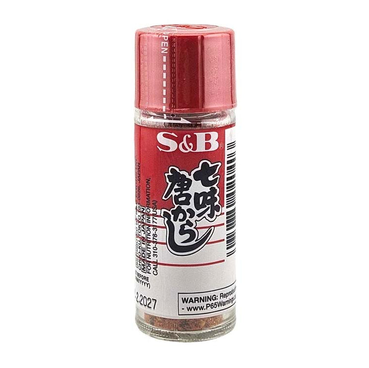 S & B NANAMI TOGARASHI 七味粉(0.52 OZ)