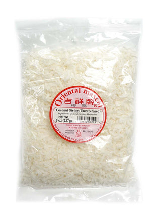 ORIENTAL MESCOT COCONUT STRING (UNSWEETENED) 吉祥 椰絲*粗*(8 OZ)