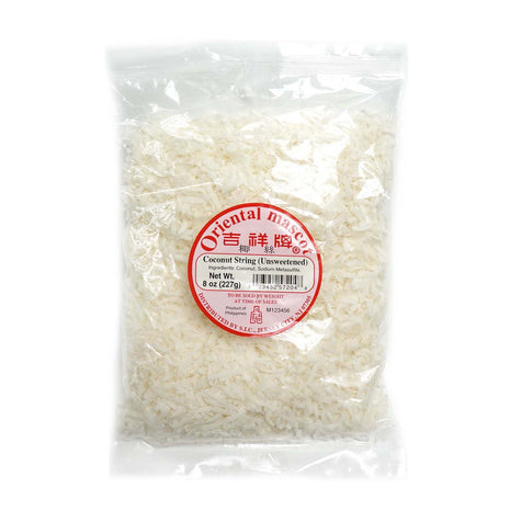 ORIENTAL MESCOT COCONUT STRING (UNSWEETENED) 吉祥 椰絲*粗*(8 OZ)