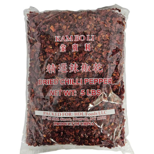 KAM BO LI DRIED CHILLI RING 金寶利 辣椒段(5LB)