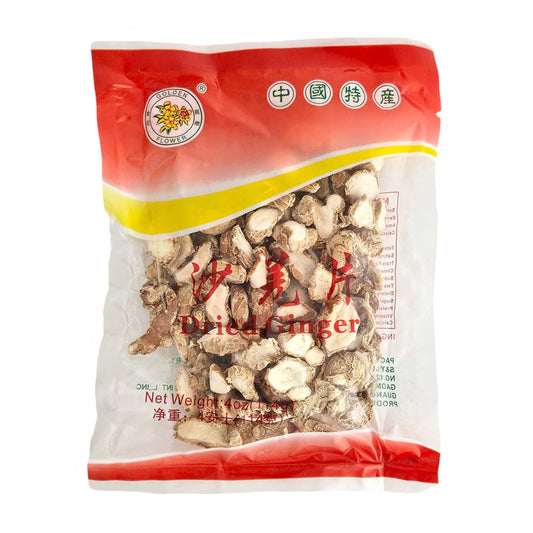 GOLDEN FLOWER  DRIED GINGER SLICE 金花 沙薑片(4 OZ)