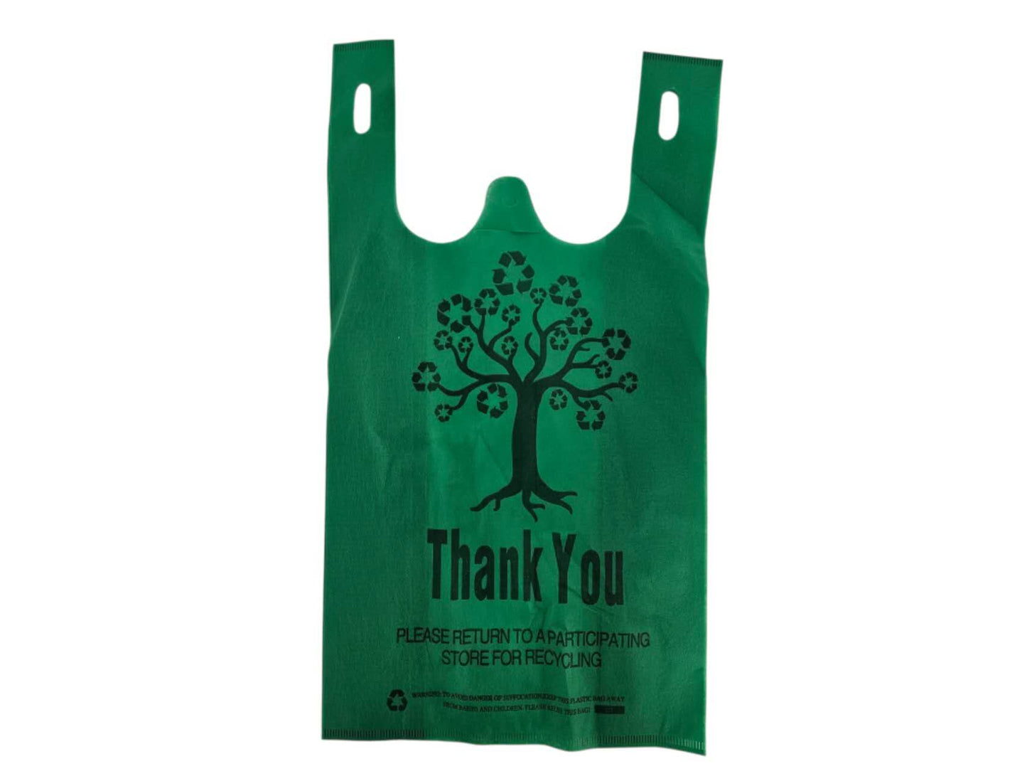 RECYCLE BAG 1/6 WOVEN GREEN 環保袋*1/6*