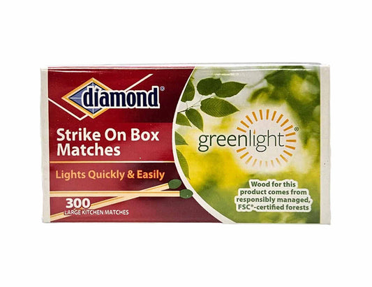 DIAMOND STRIKE ON BOX MATCHES 爐頭火柴(300'S)