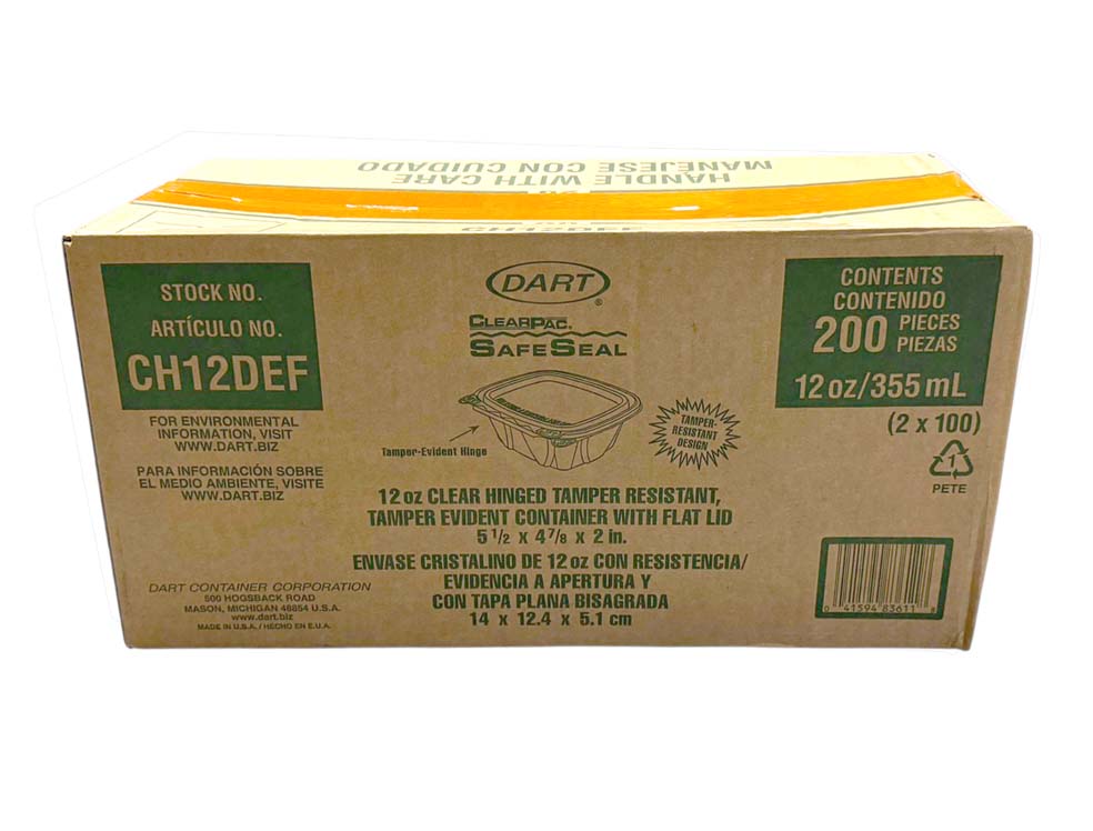 DART CLR.CONT.COMBO  食品包裝盒(12OZ)