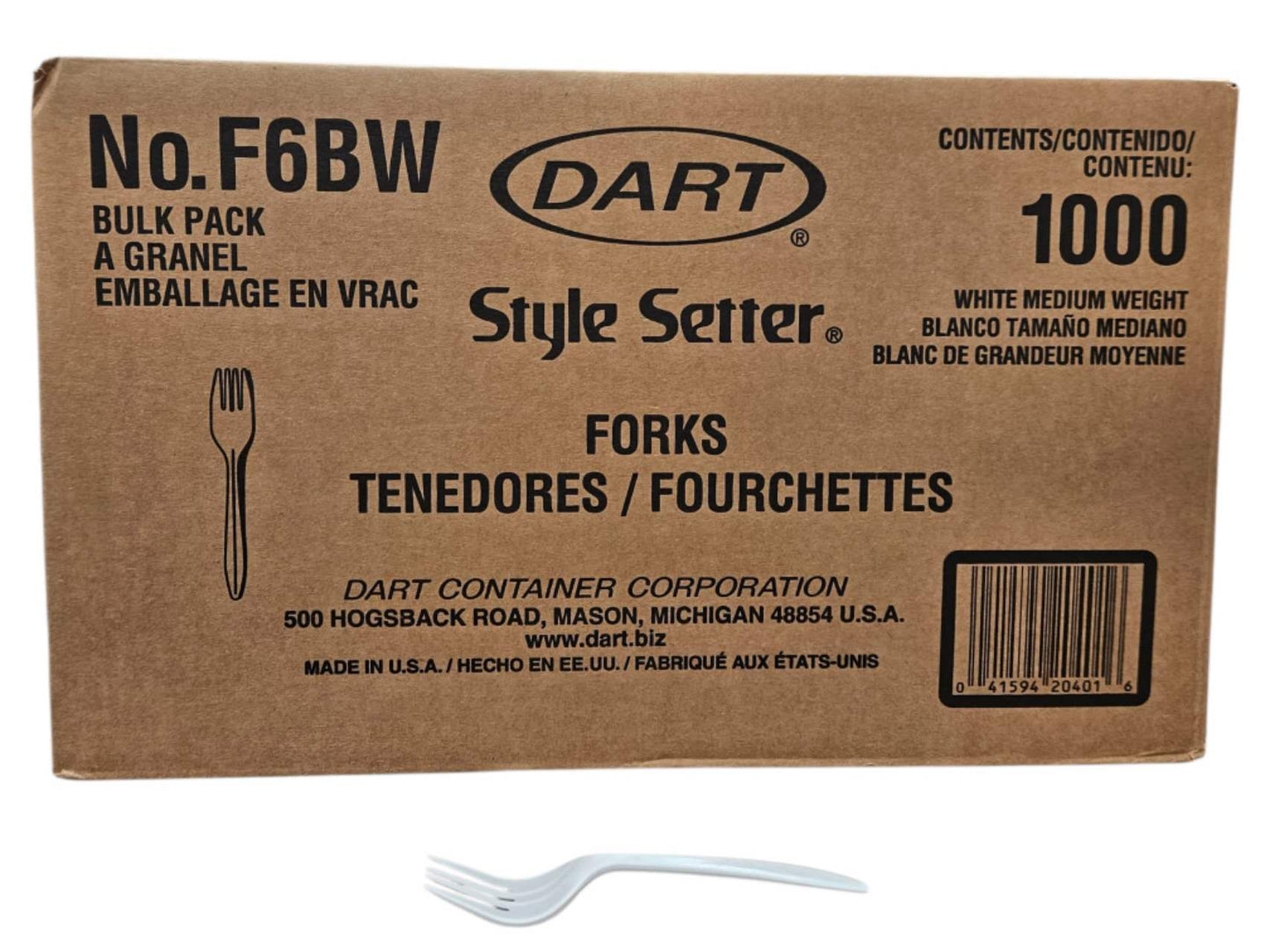 DART PLASTIC FORKS 膠叉（1000'S）