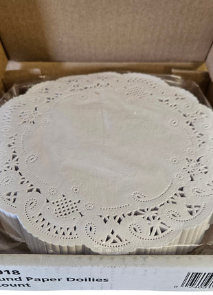 8"FRENCH LACE DOILY 花紙 8"(500'S)