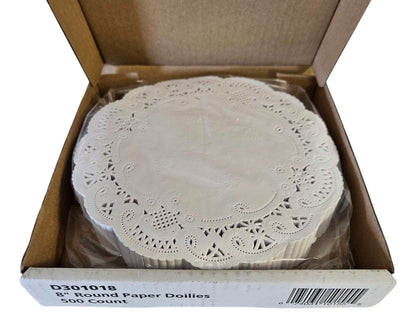 8"FRENCH LACE DOILY 花紙 8"(500'S)