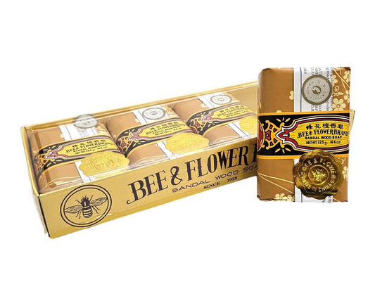 BEE & FLOWER SANDLEWOOD SOAP 蜂花 檀香皂(4 PCS)