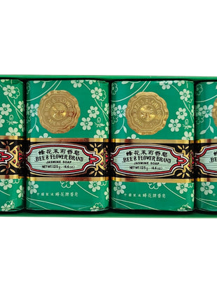 BEE & FLOWER JASMINE BEAUTY SOAP 蜂花 茉莉花香皂(4x4.4 OZ)