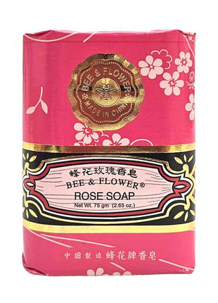 BEE & FLOWER ROSE SOAP (SMALL)蜂花 玫瑰花香皂*小*(2.65 OZ)