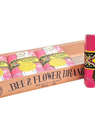 BEE & FLOWER ROSE SOAP 蜂花 玫瑰花香皂(4 PCS)