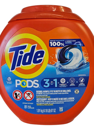 TIDE CLEAN PODS 3&1 洗衣液*三合一*（67 OZ）