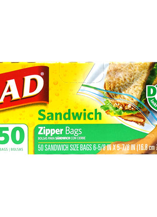 GLAD SANDWICH BAGS W. ZIPPER 三文治袋