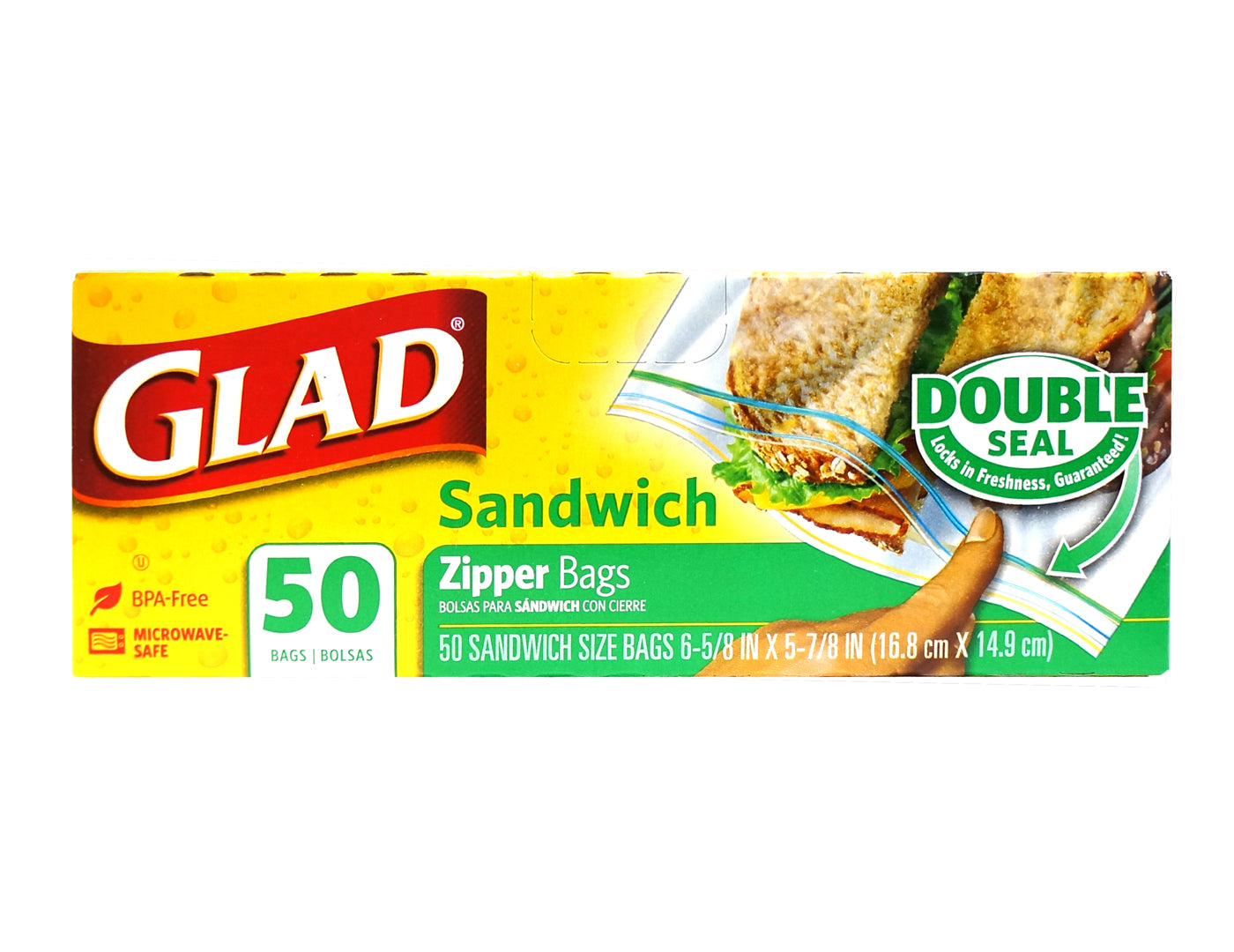 GLAD SANDWICH BAGS W. ZIPPER 三文治袋
