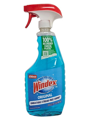 WINDEX GLASS CLEARER BLUE  玻璃水*有咀*(23 OZ)