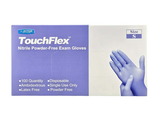 NITRILE EXAM GLOVES POWDER-FREE 一次性手套*藍色S*(100’S)