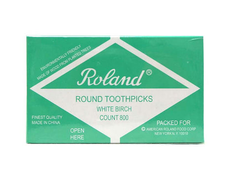 ROLAND ROUND WOODEN TOOTHPI 圓木牙簽(800 PC)