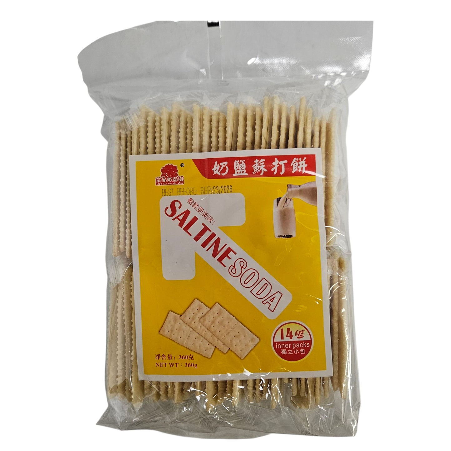 AJI SALTINE SODA CRACKER 果子町 奶鹽梳打餅(360G）