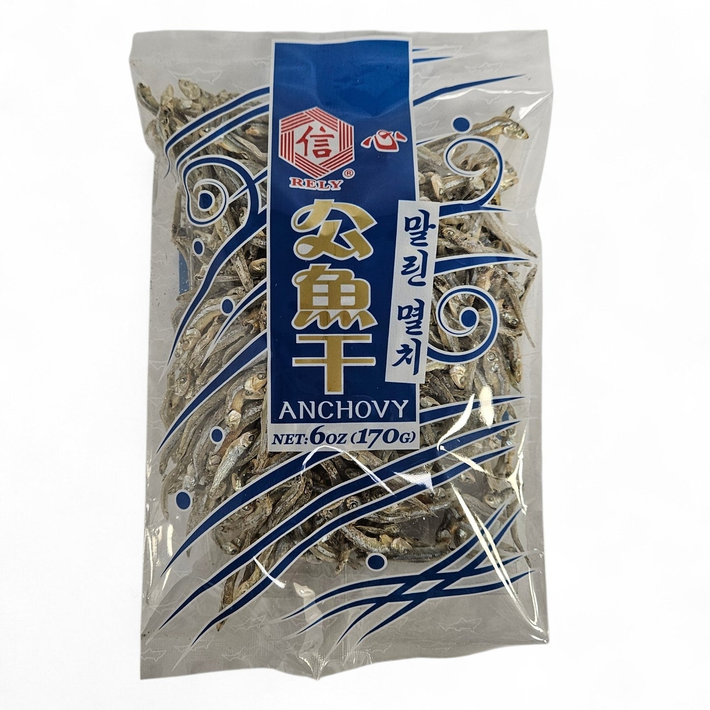 RELY DRIED ANCHOVY 信心 公魚乾(6 OZ)